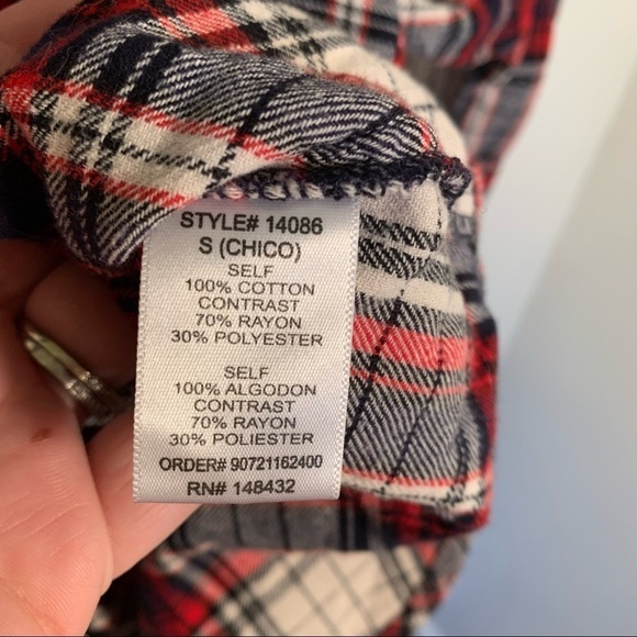 Be Cool Button Down Flannel Shirt Plaid - Picture 8 of 9